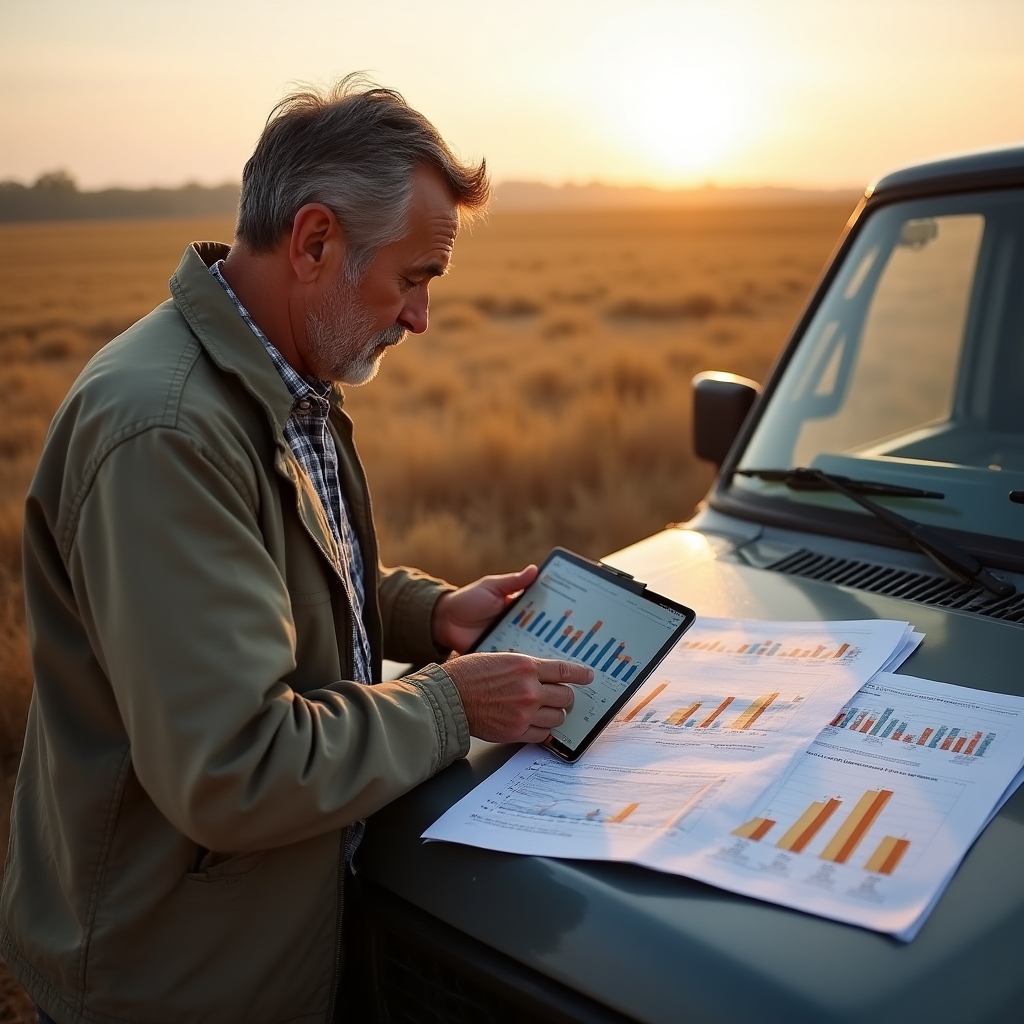 Seasonal cash flow planning documents in an agricultural context